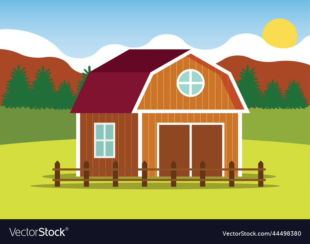 Farm building image of a barn