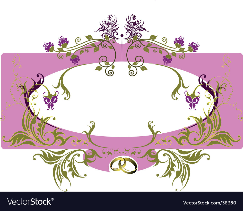 Download Greeting card frame Royalty Free Vector Image - VectorStock