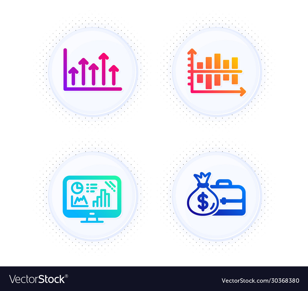 Growth chart analytics graph and diagram Vector Image Growth chart analytics graph and diagram