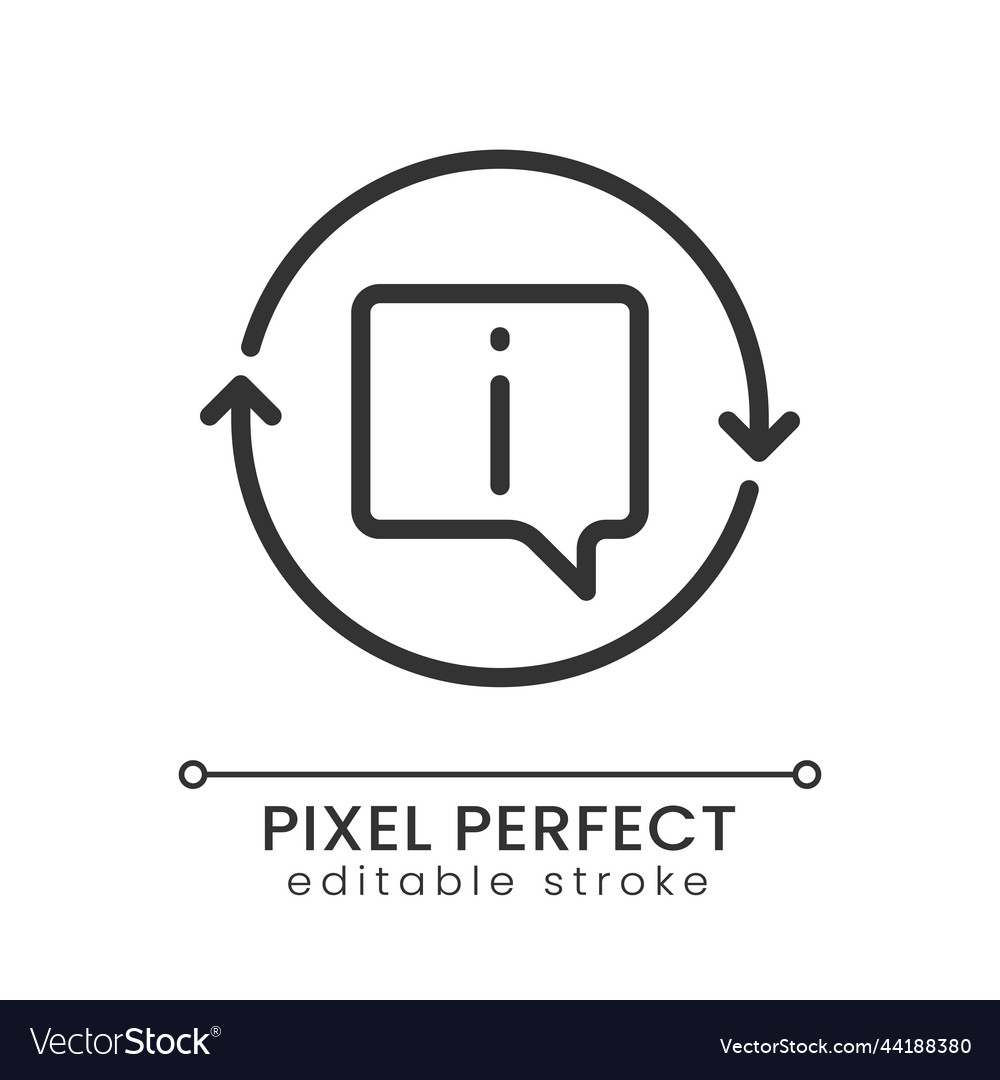 Information Update Pixel Icon