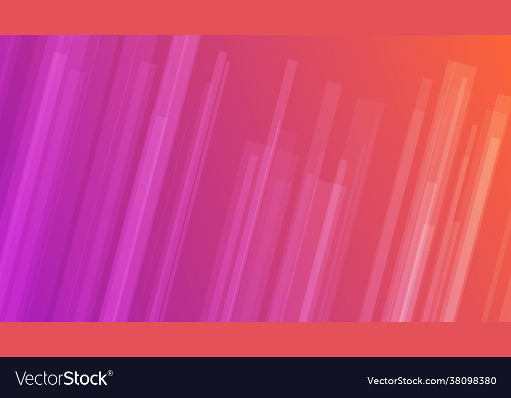 Modern colorful gradient background with lines vector image Modern colorful gradient background with lines