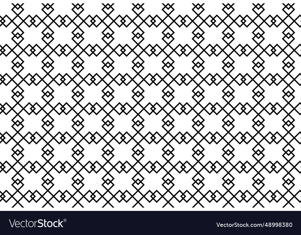 Square line pattern background vector image Square line pattern background