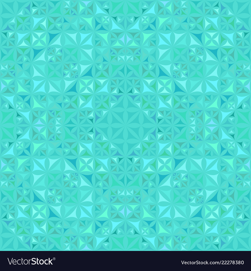 Turquoise abstract repeating curved shape