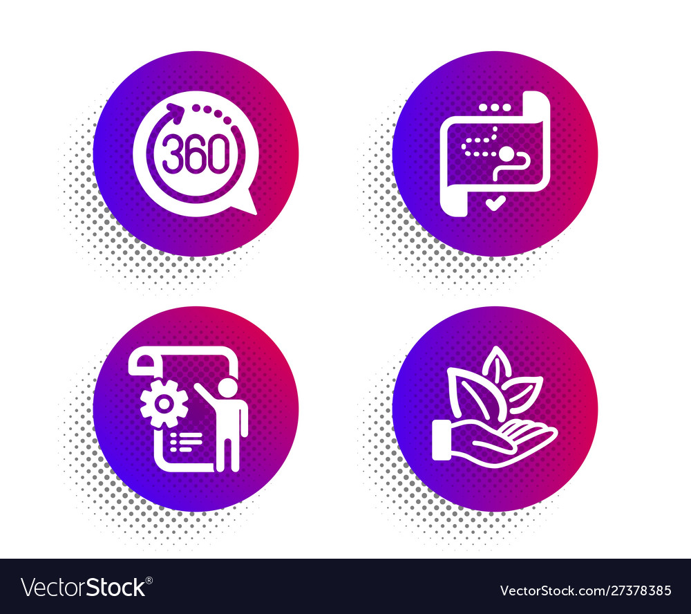 360 degrees settings blueprint and target path vector image 360 degrees settings blueprint and target path