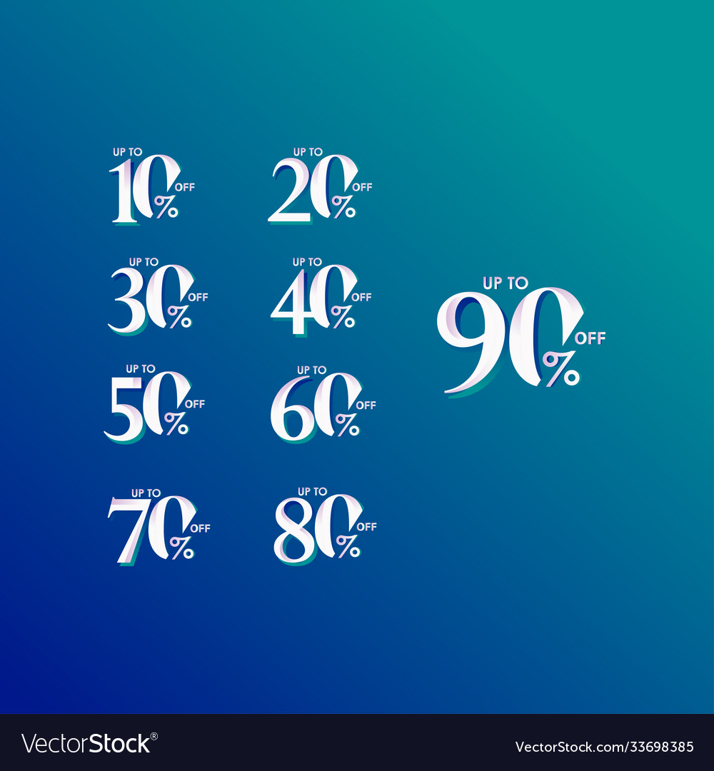 Discount up to 90 off label template design