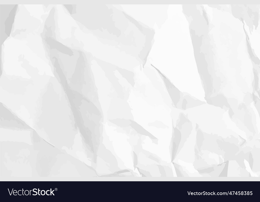 White lean crumpled paper