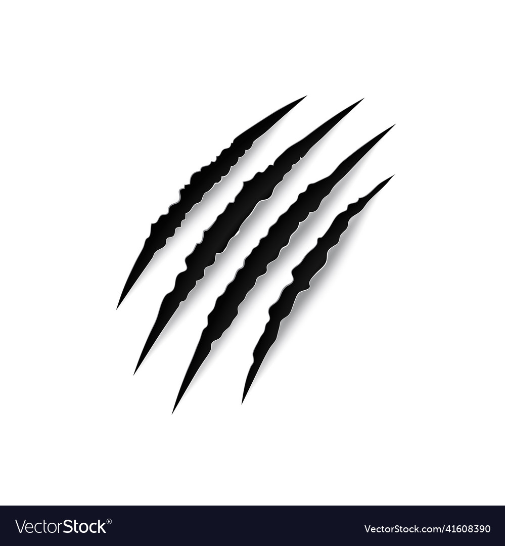 Sharp Claw Scratches - Isolated