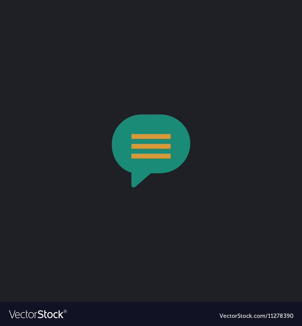 Speech bubble computer symbol