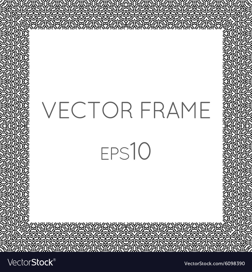 Square flower frame for text images