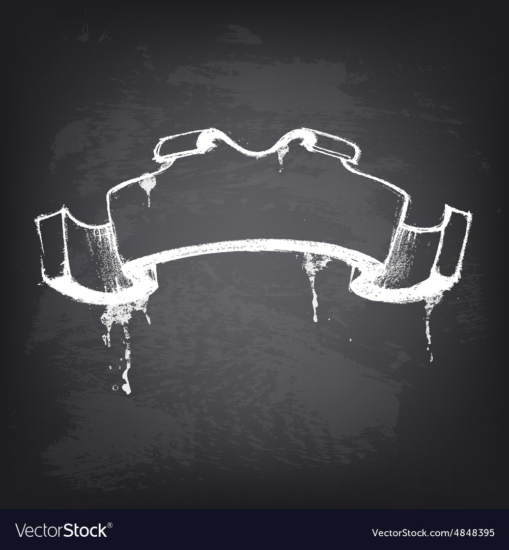 Abstract design element on chalkboard