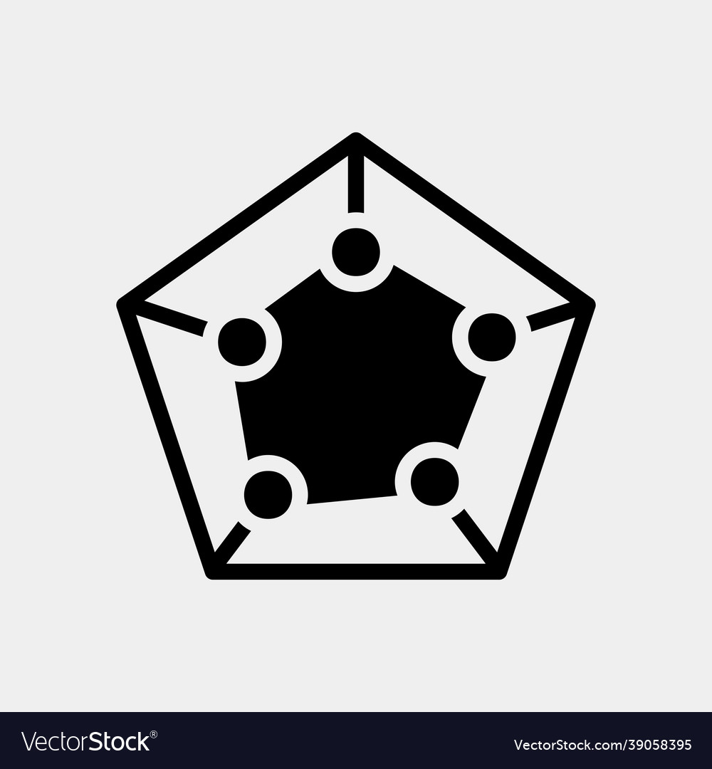 Analytic icon in solid style for any projects vector image Analytic icon in solid style for any projects
