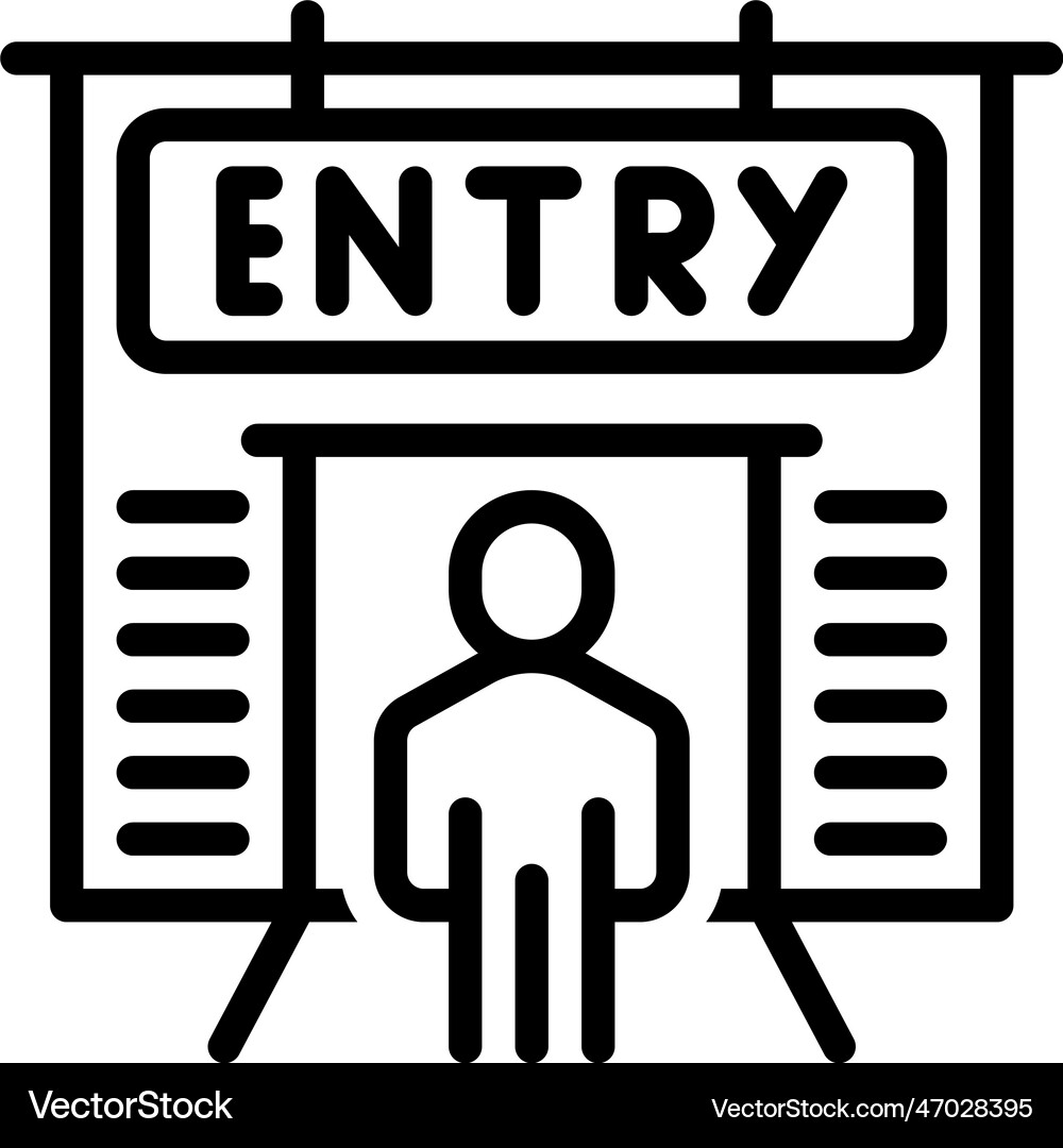 Entries Royalty Free Vector Image - VectorStock