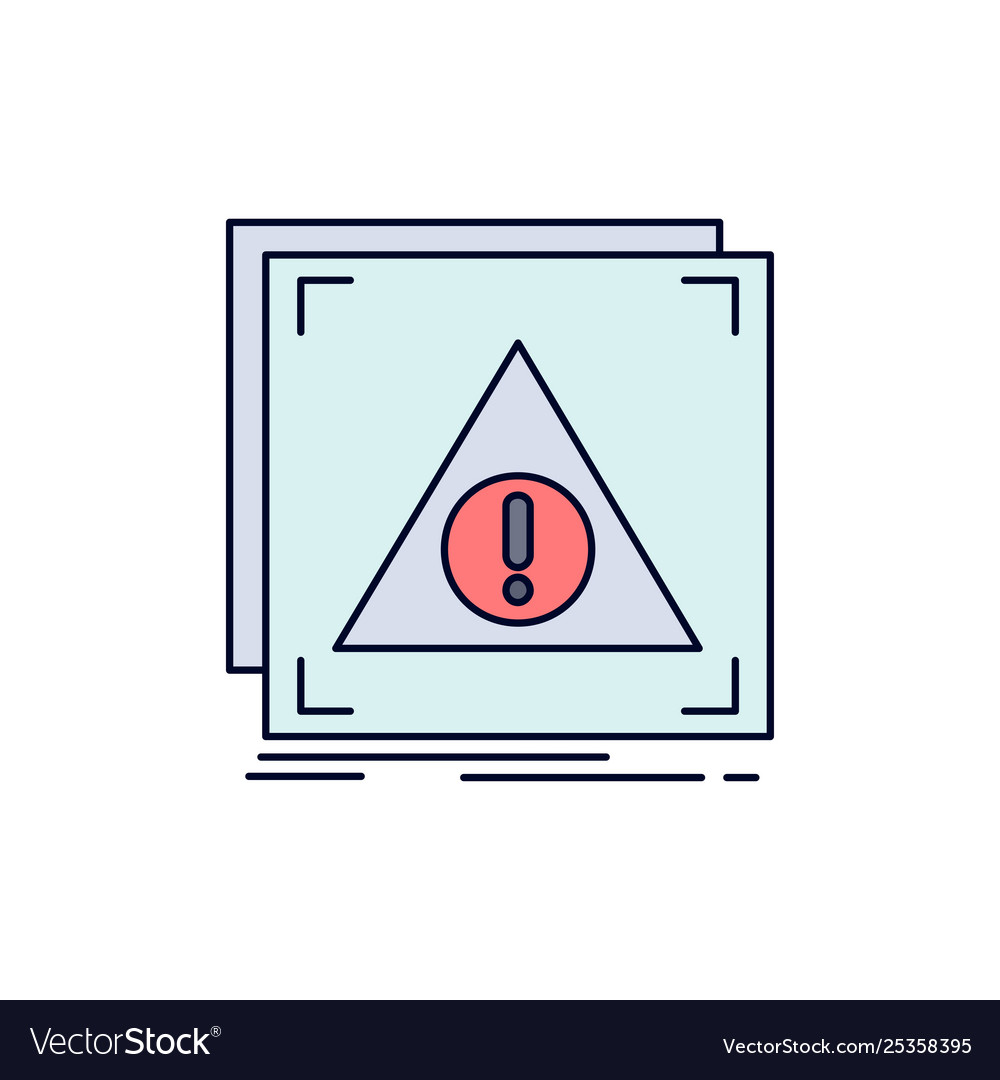 Error application denied server alert flat color