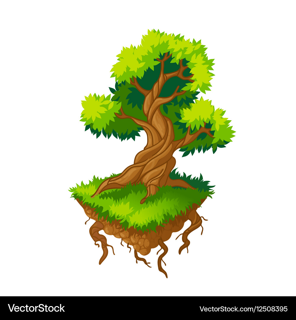 Isometric tree Royalty Free Vector Image - VectorStock