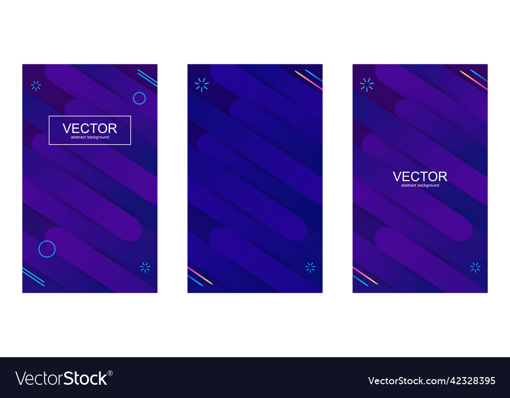 Set abstract background with bight line vector image Set abstract background with bight line
