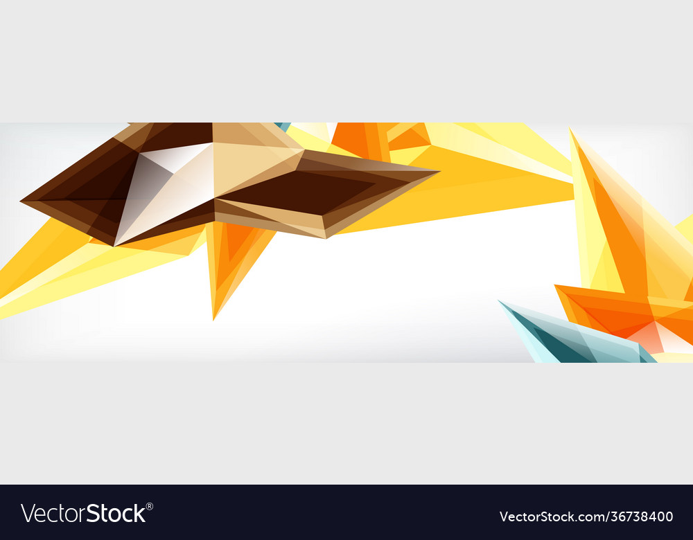 3d triangles and pyramids abstract vector image 3d triangles and pyramids abstract