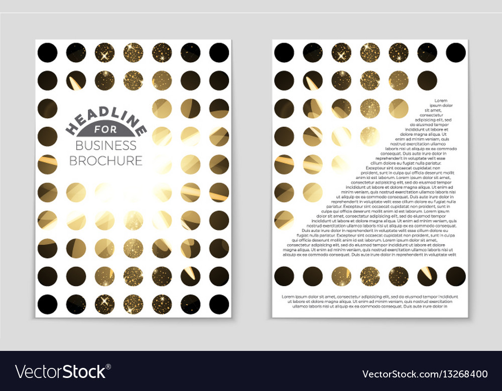 Abstract layout background set for art