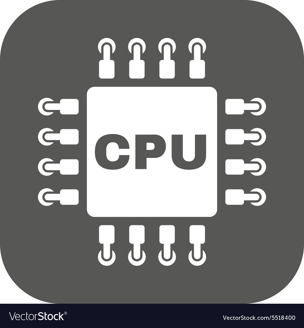 CPU Icon - Processor Symbol