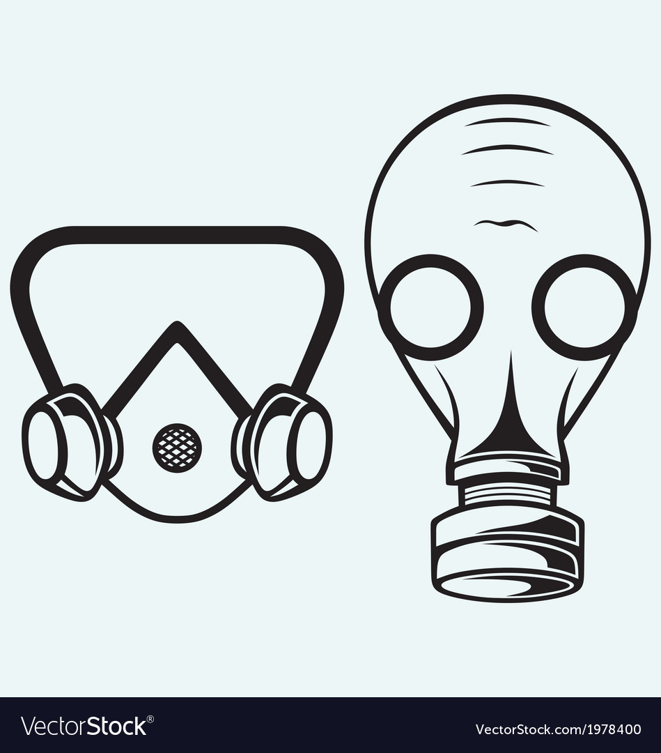 Gas mask Royalty Free Vector Image - VectorStock