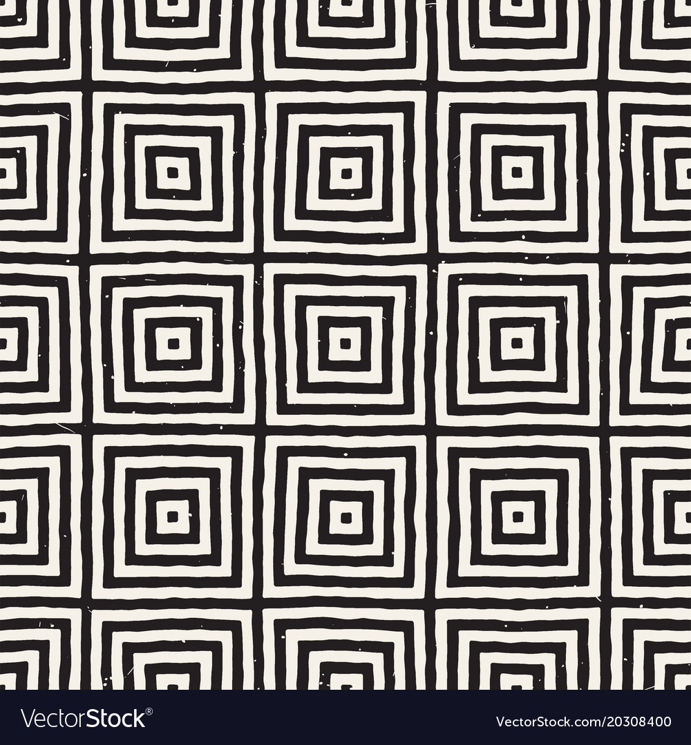 Hand drawn seamless repeating pattern with lines