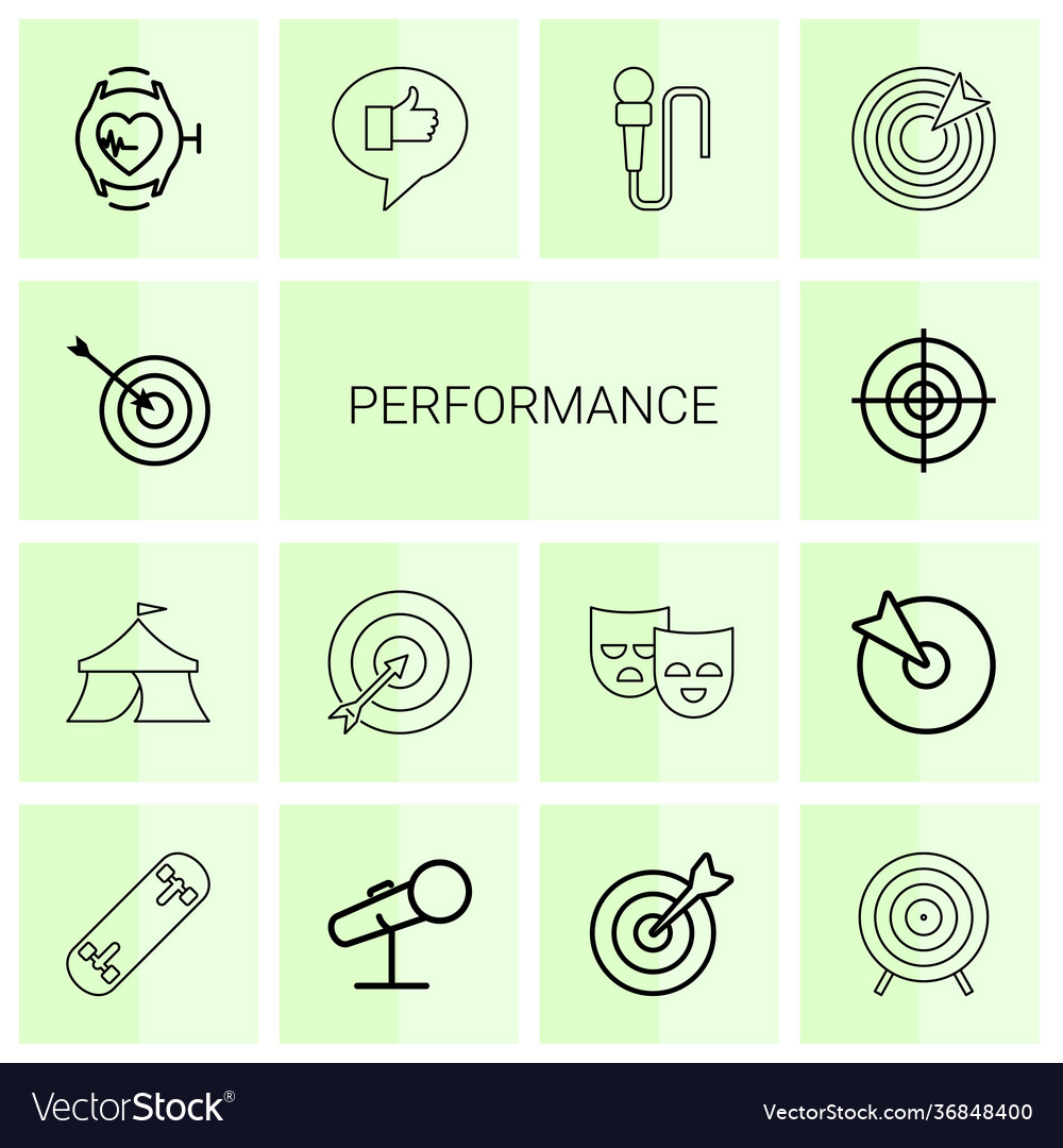 Performance icons