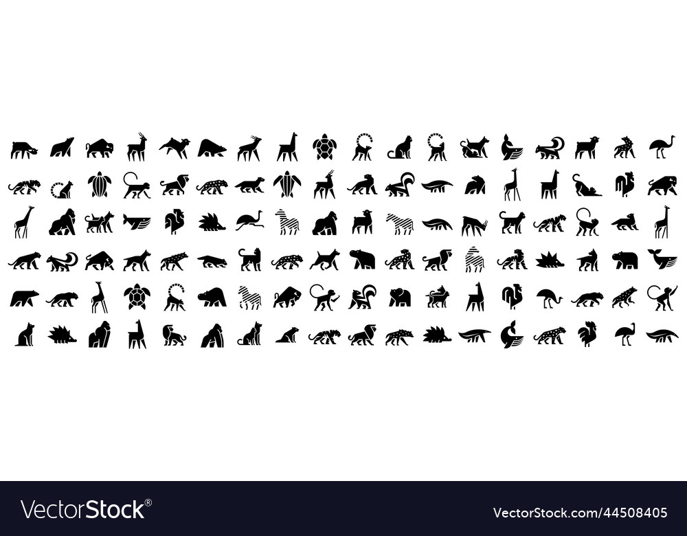 Animals logos collection