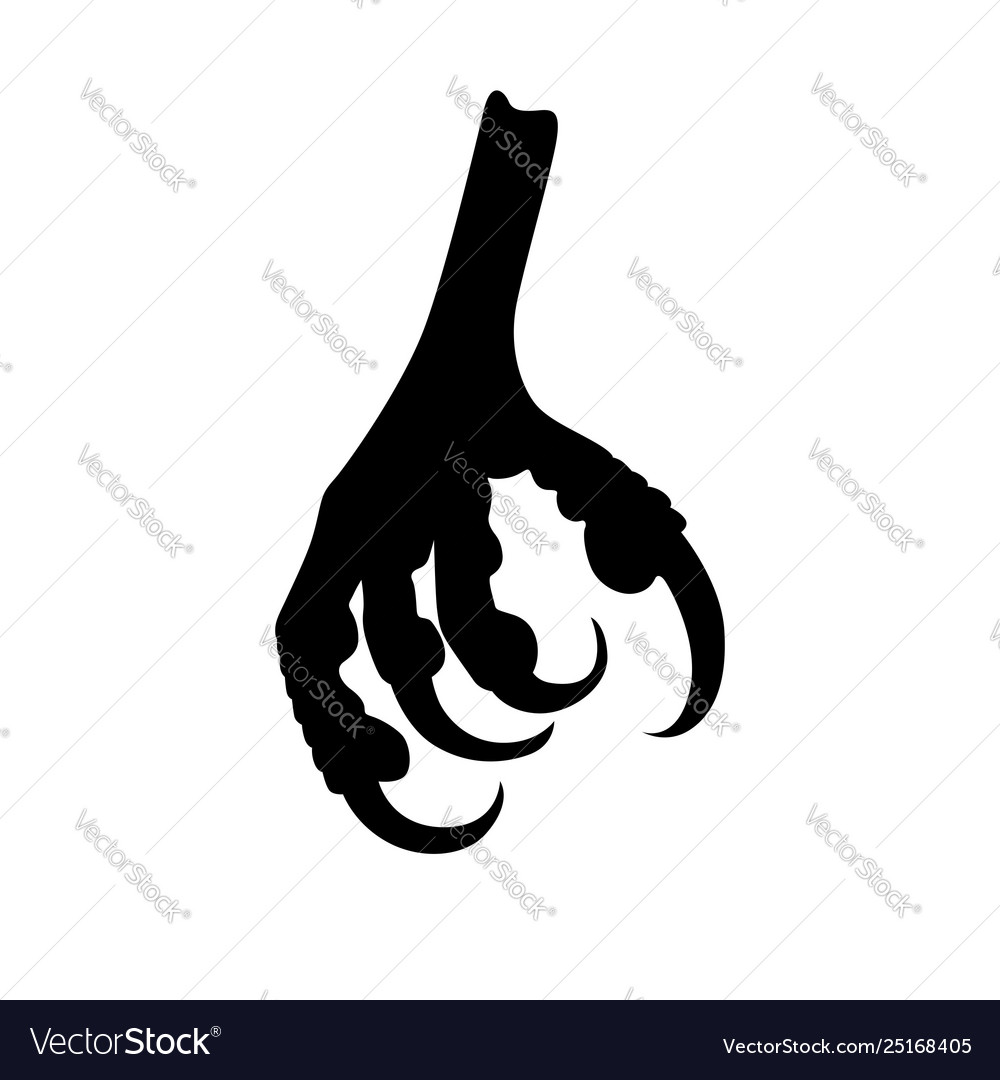 Bird Paw with Sharp Claws