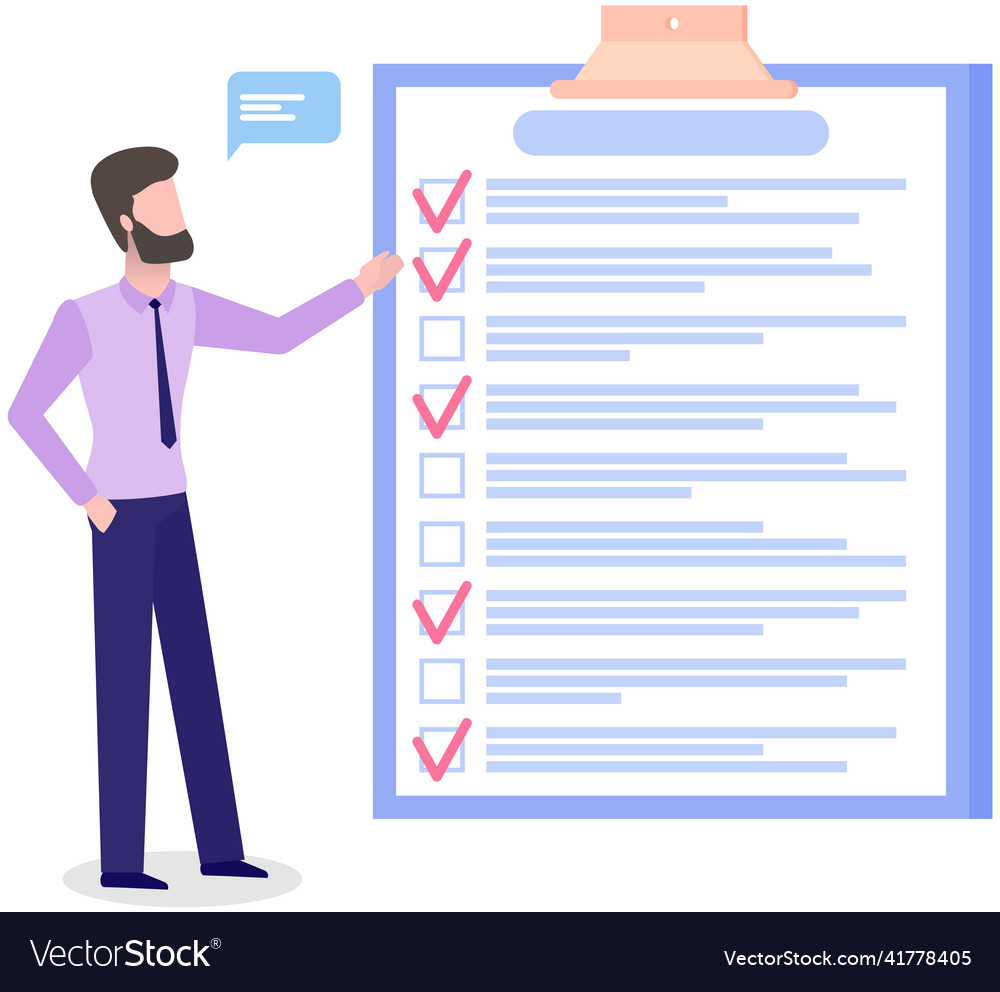 Month scheduling to do list time management vector image Month scheduling to do list time management