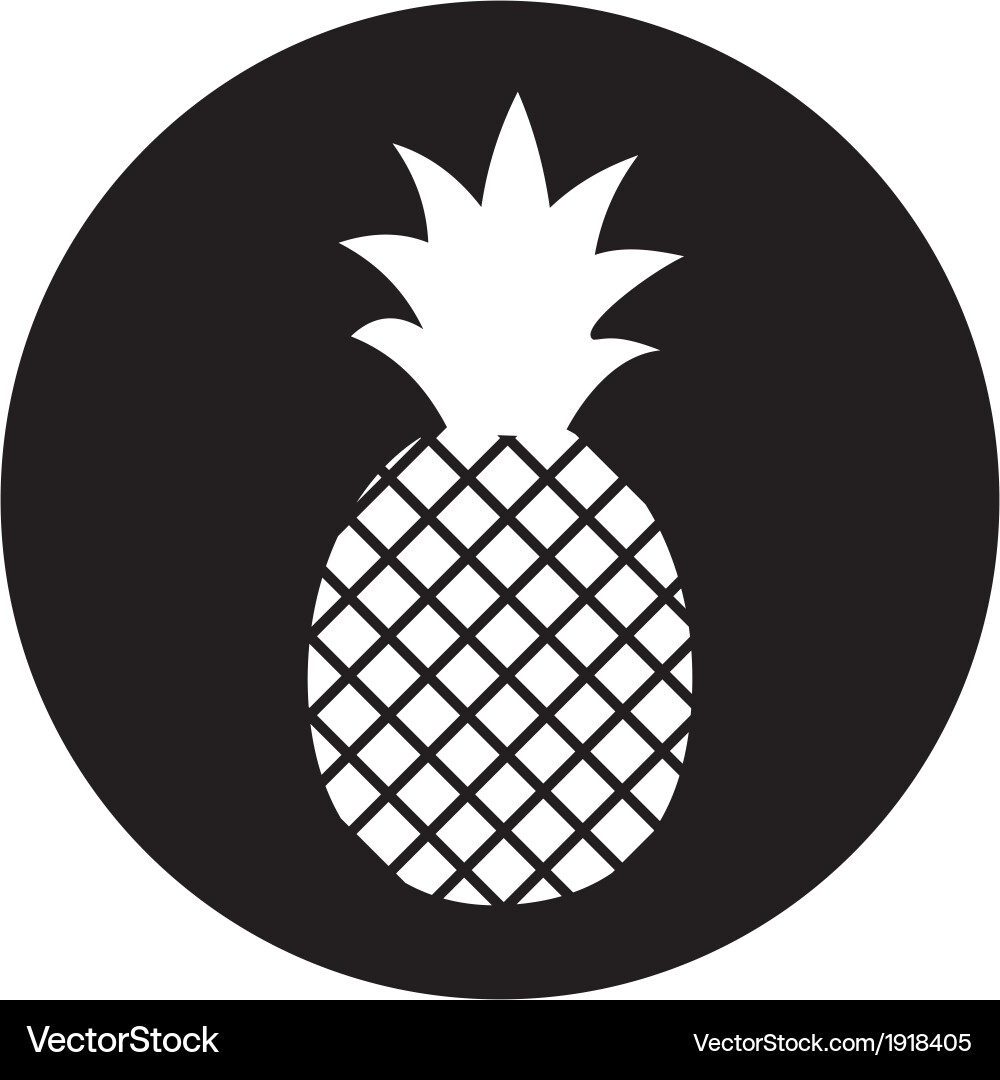 Pineapple icon Royalty Free Vector Image - VectorStock