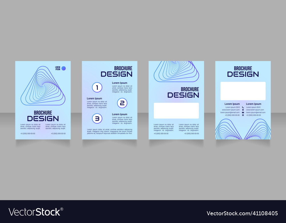 Robotic process automation blank brochure design