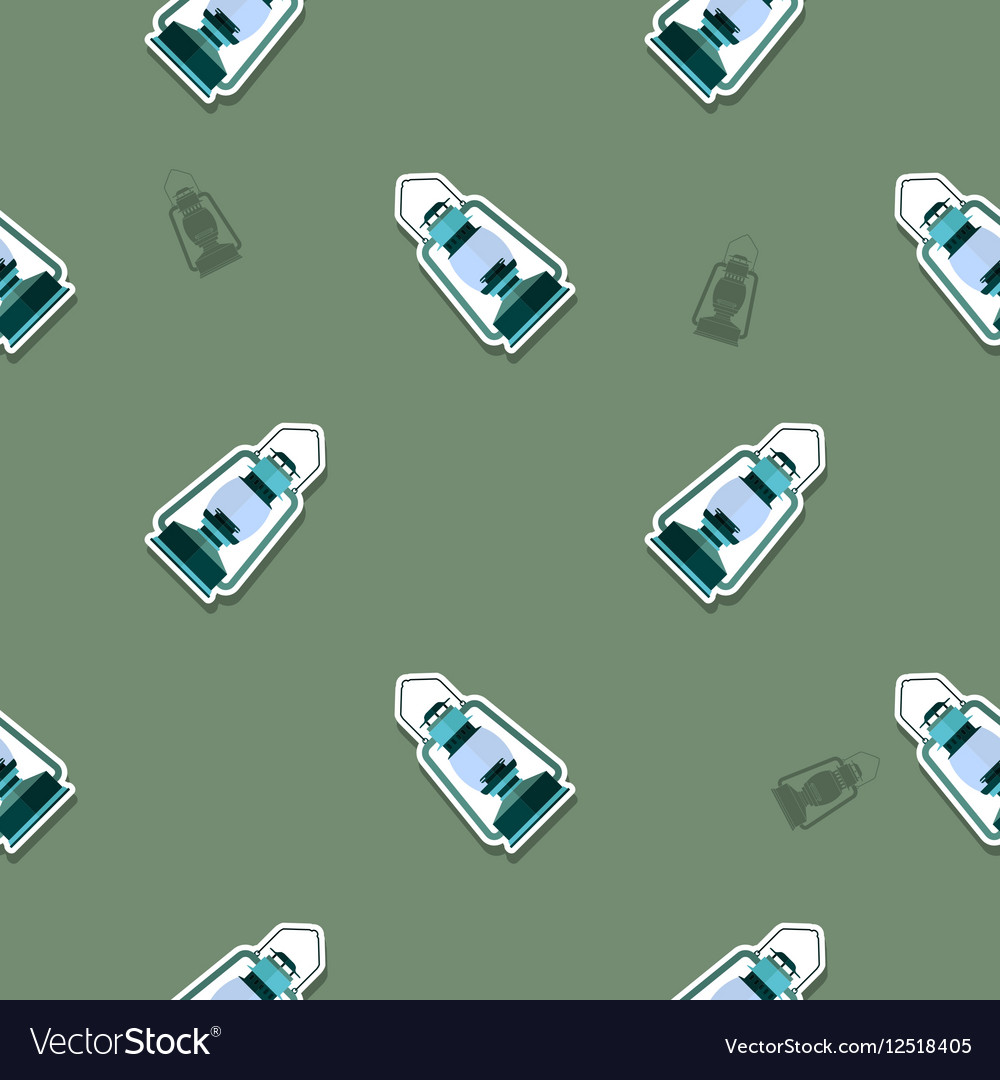 Seamless pattern with lanterns