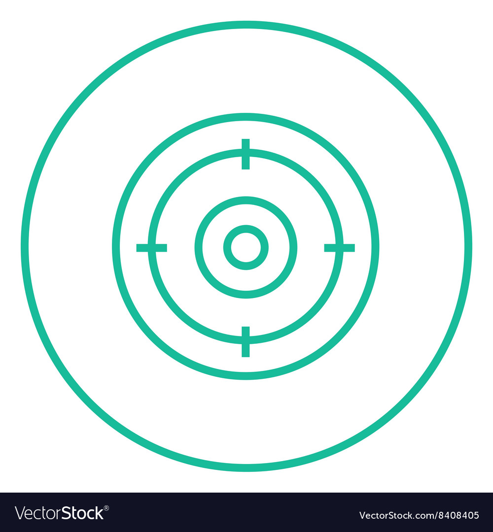 Target board line icon