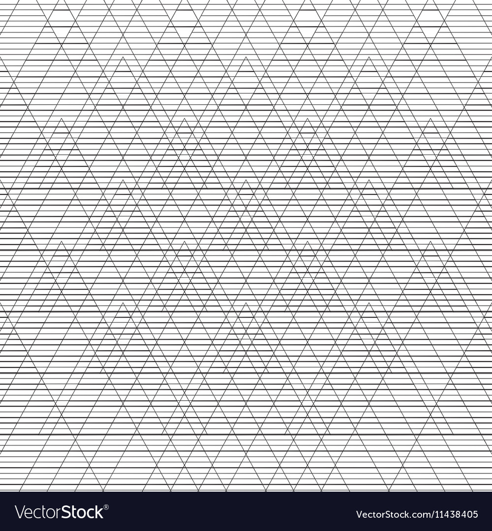Thin Striped Triangle Pattern