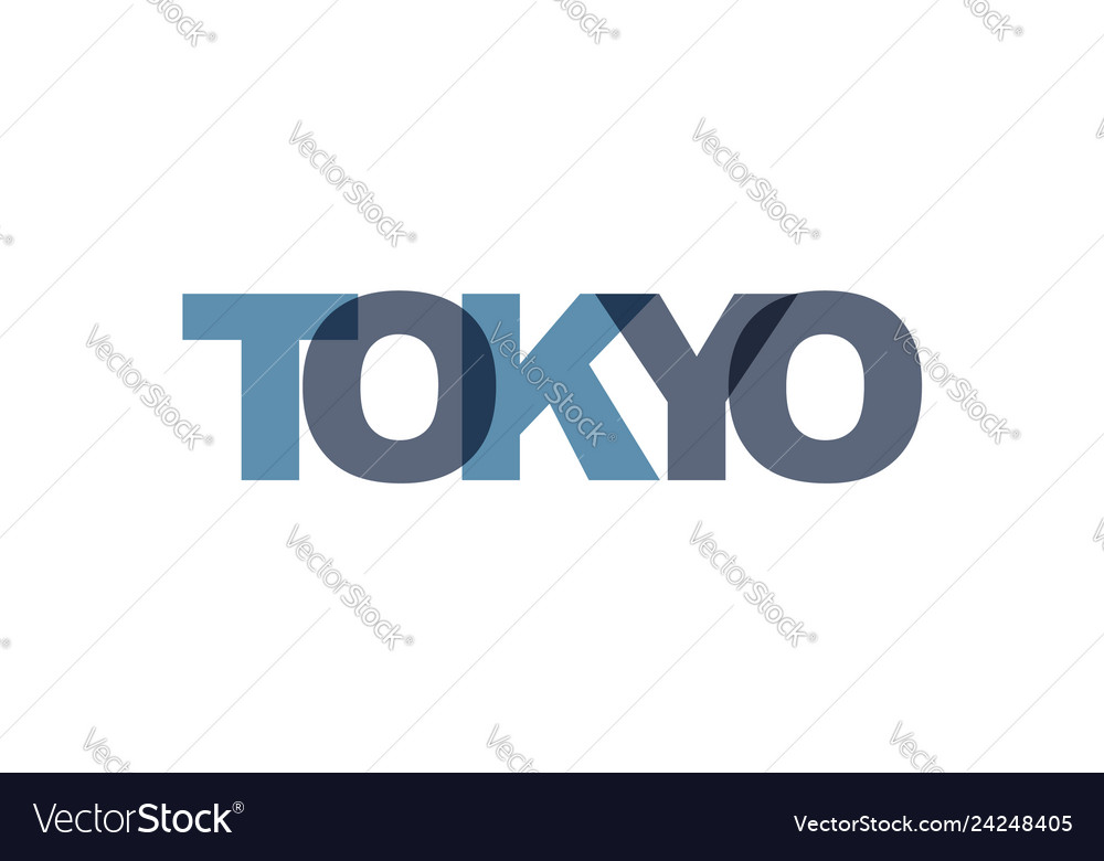 Tokyo phrase overlap color no transparency