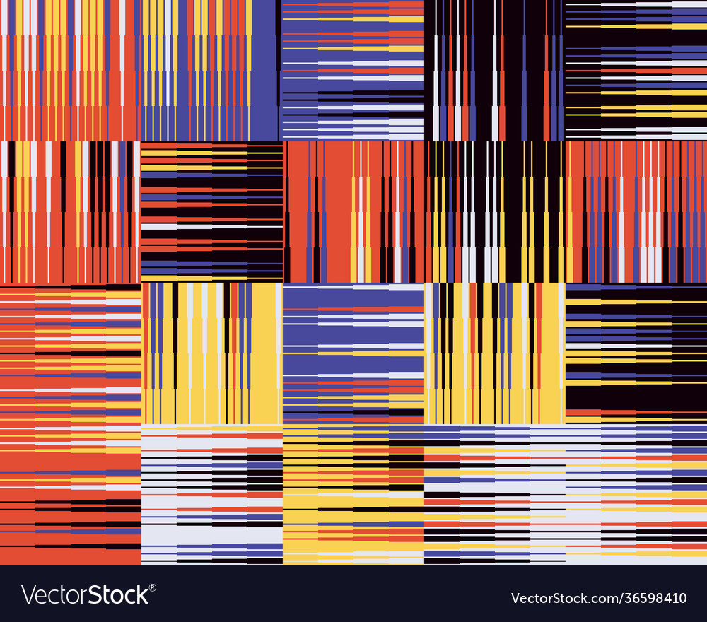Abstract geometric pattern with transition effect vector image Abstract geometric pattern with transition effect