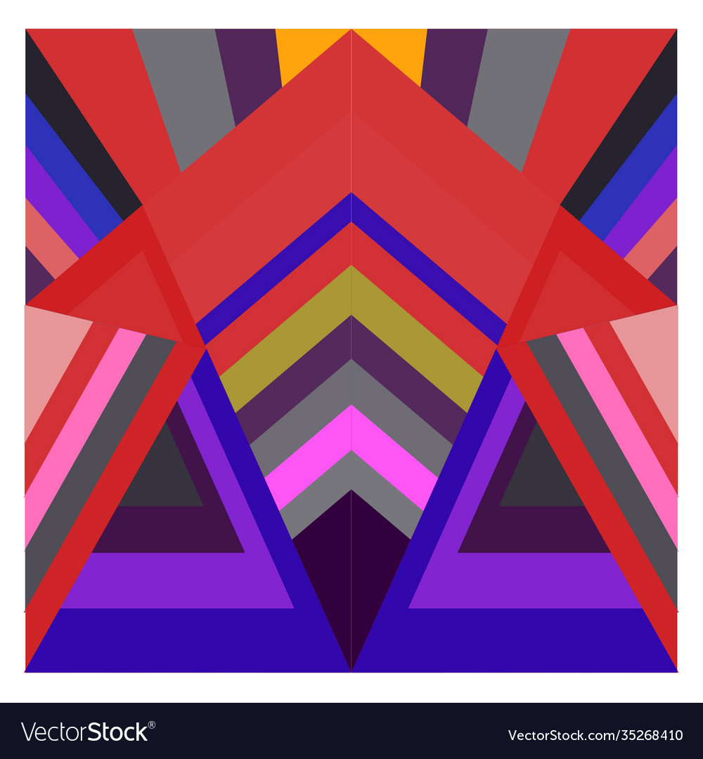 Colorful geometric and curve background pattern Vector Image Colorful geometric and curve background pattern