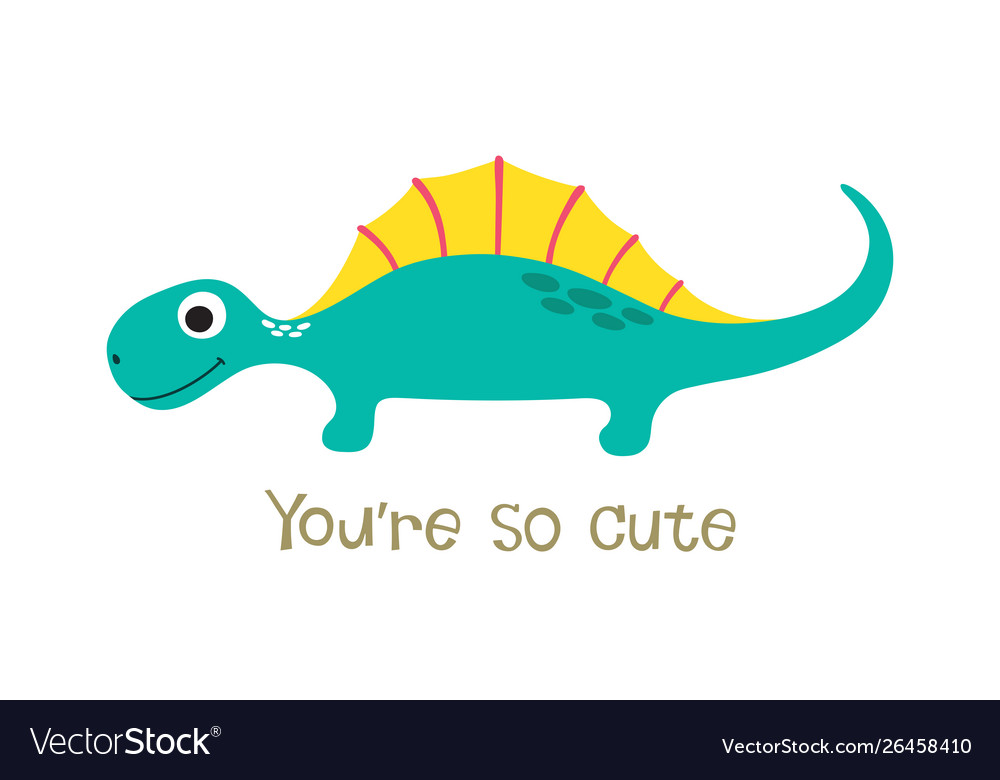 Doodle cute dinosaur
