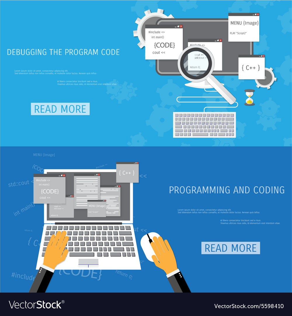 Flat concept of programming and coding