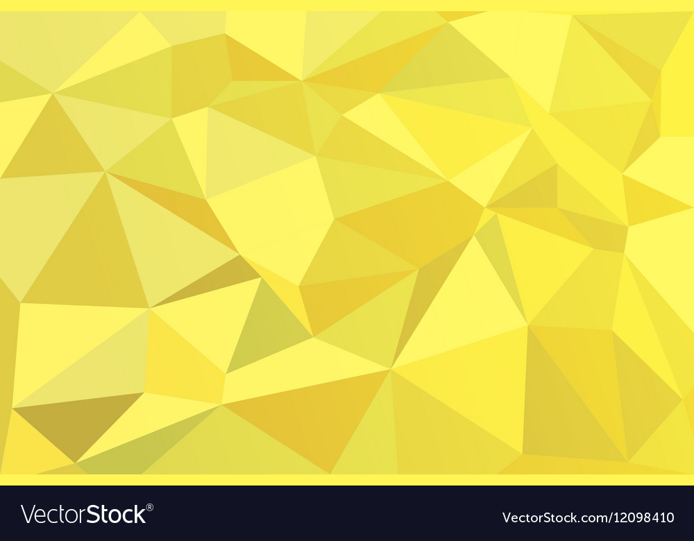 Geometric yellow background with triangular