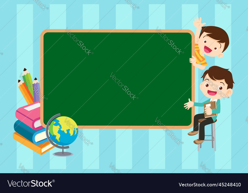 Kids and reading book 016 Royalty Free Vector Image