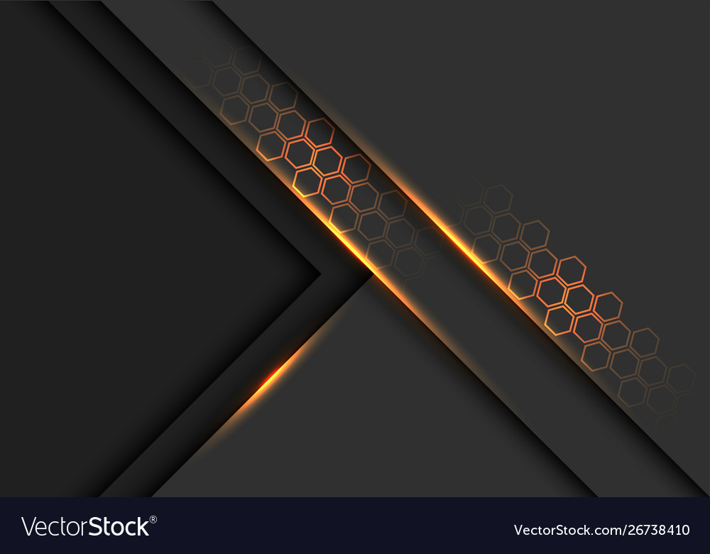 Metallic Overlap Hexagon Light