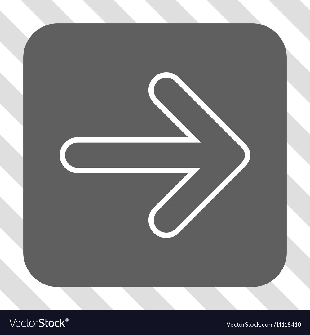 Rounded arrow right square button