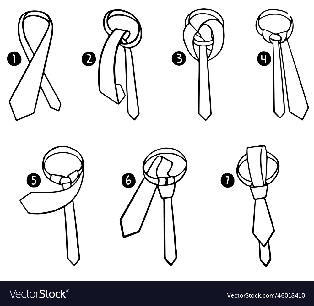 necktie tying methods