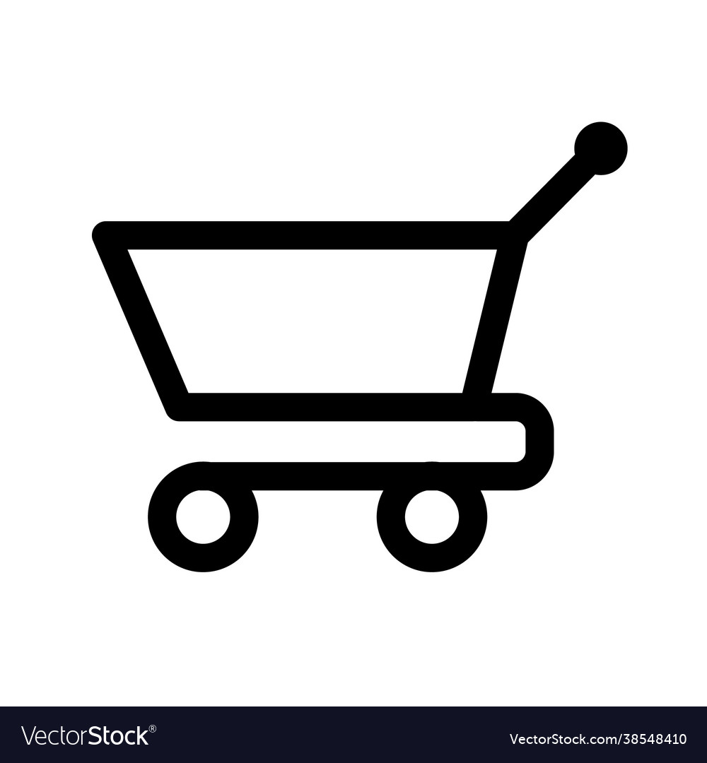 Shopping cart Royalty Free Vector Image - VectorStock