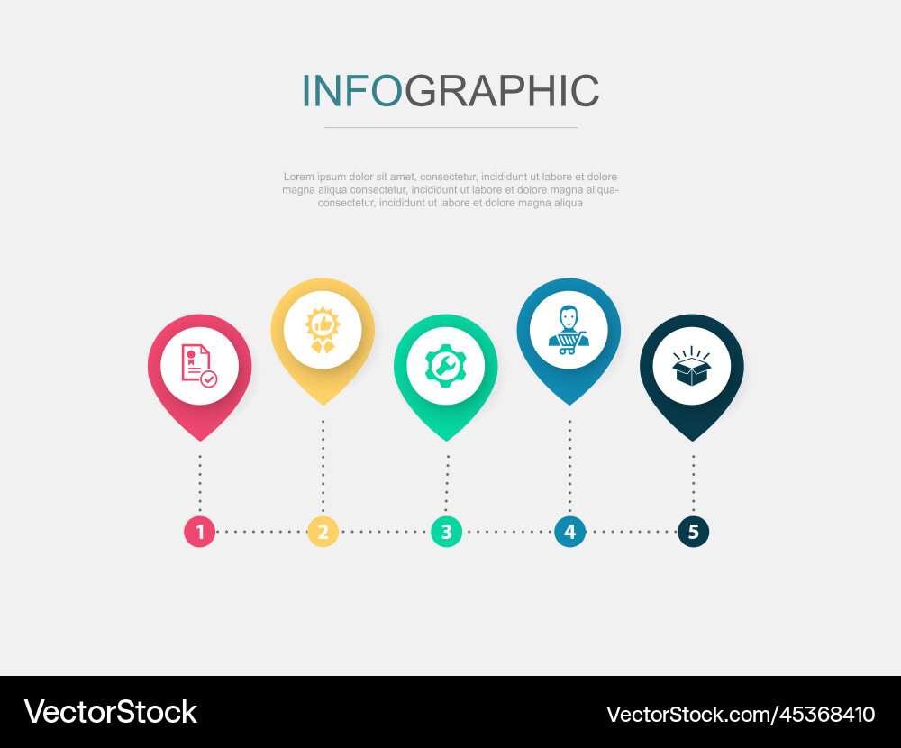 Standard excellent service customer product Vector Image