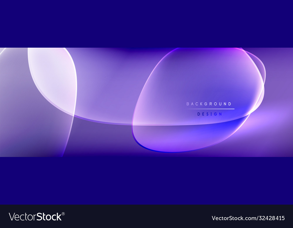 Abstract background - liquid bubble shapes Vector Image