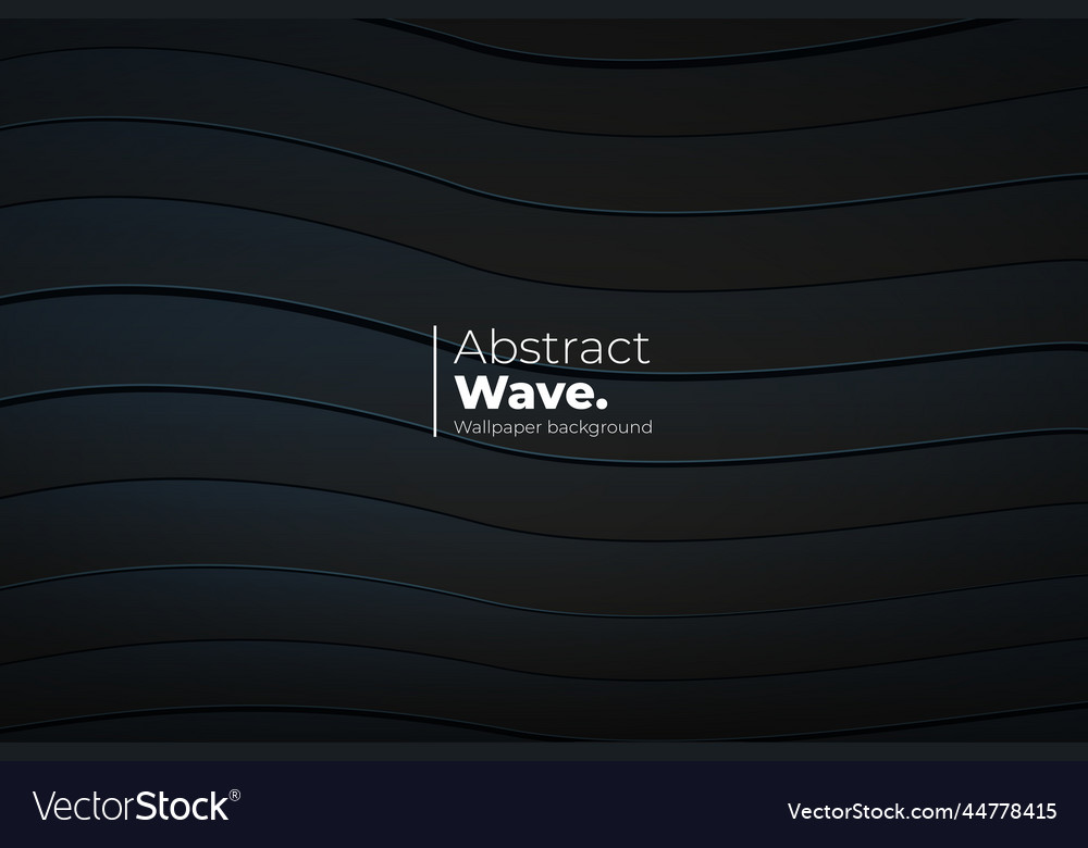 Abstract wave background with 3d lines design