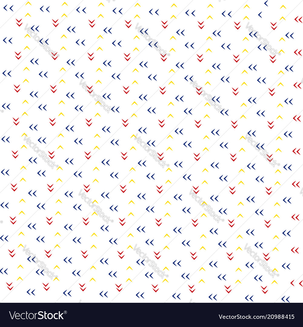 Arrow pattern background vector image Arrow pattern background