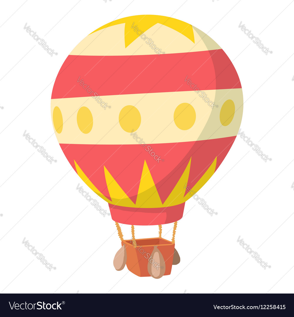 Baloon icon cartoon style Royalty Free Vector Image