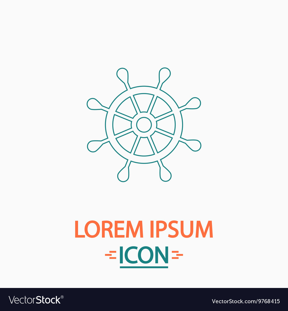 Helm computer symbol Vector Image Helm computer symbol